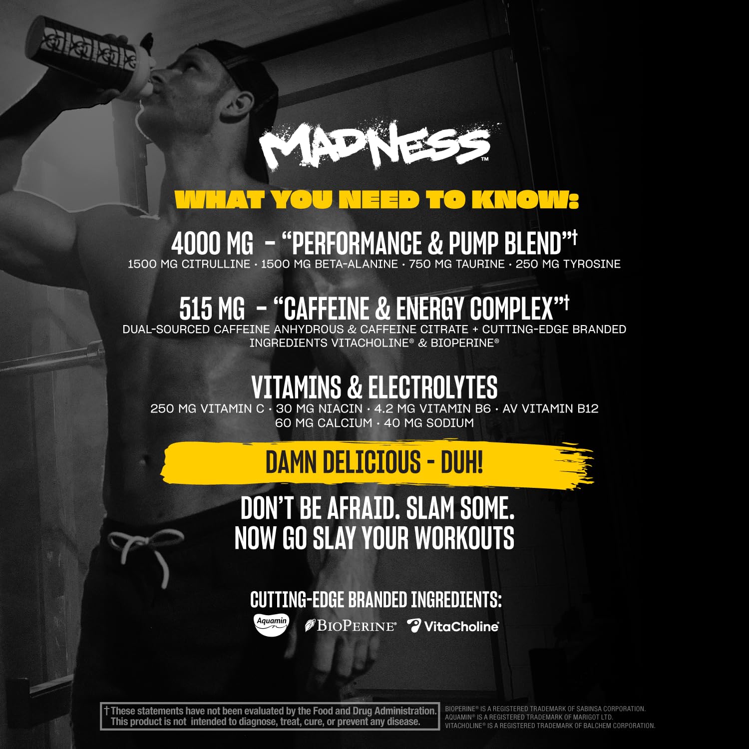 Mutant Madness shaker ready for a blue raspberry workout mix.