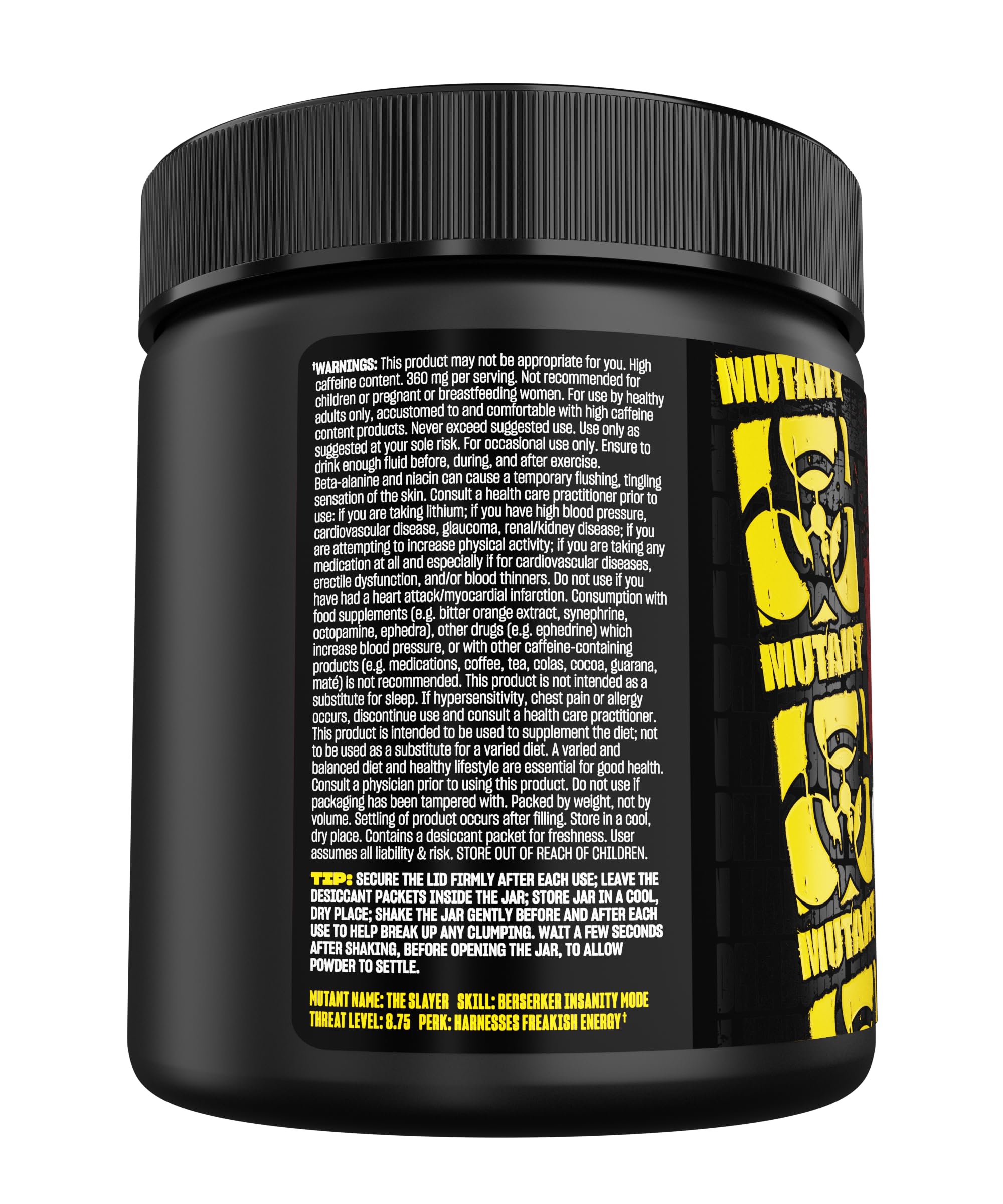 Mutant Madness on gym floor implies energetic workouts.