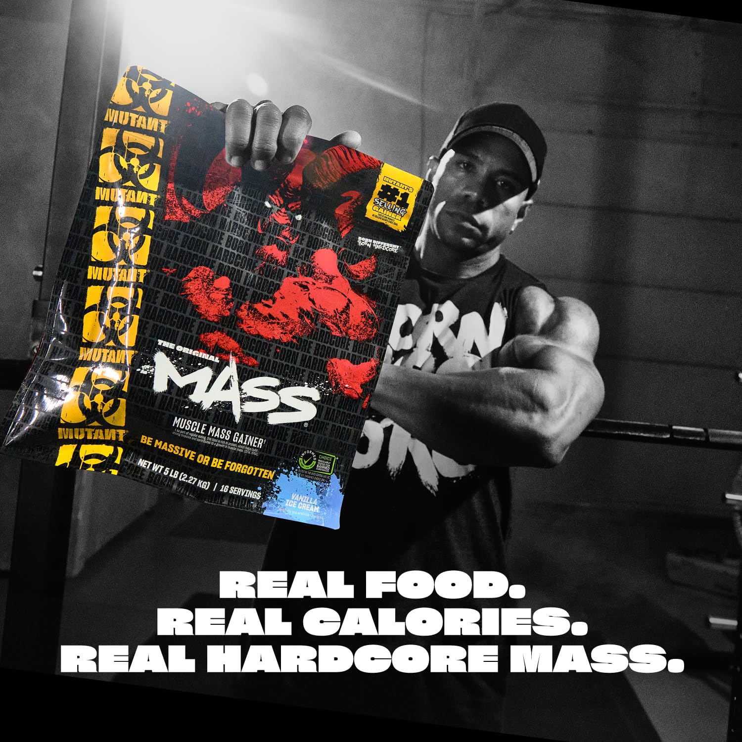 Mutant Mass shake in glass showcases convenient nutrition
