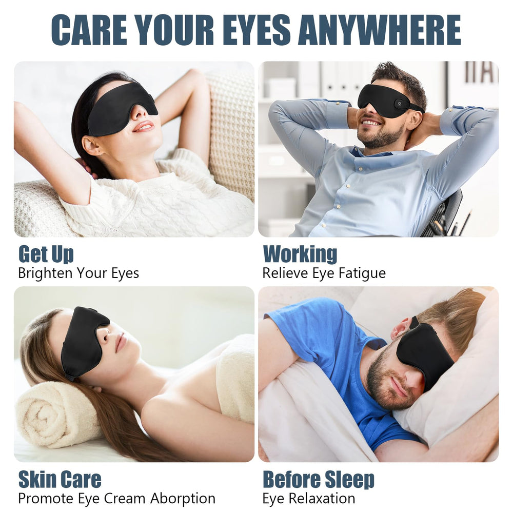 Mutilplx eye mask auto shutoff demonstrates safe usage after 20 minutes