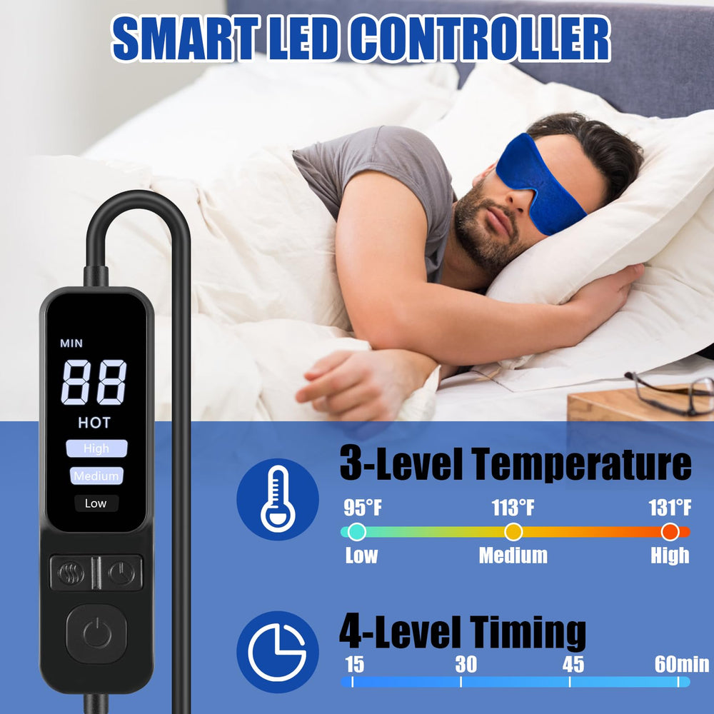 Mutilplx 3D ergonomic design offers wider coverage for darkness and comfort.