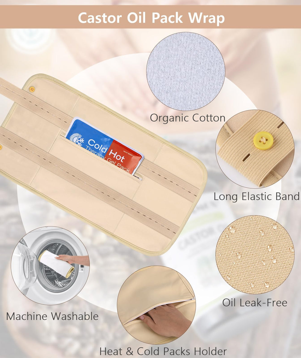 MUZAMOX organic flannel cloth for soft, absorbent oil saturation.
