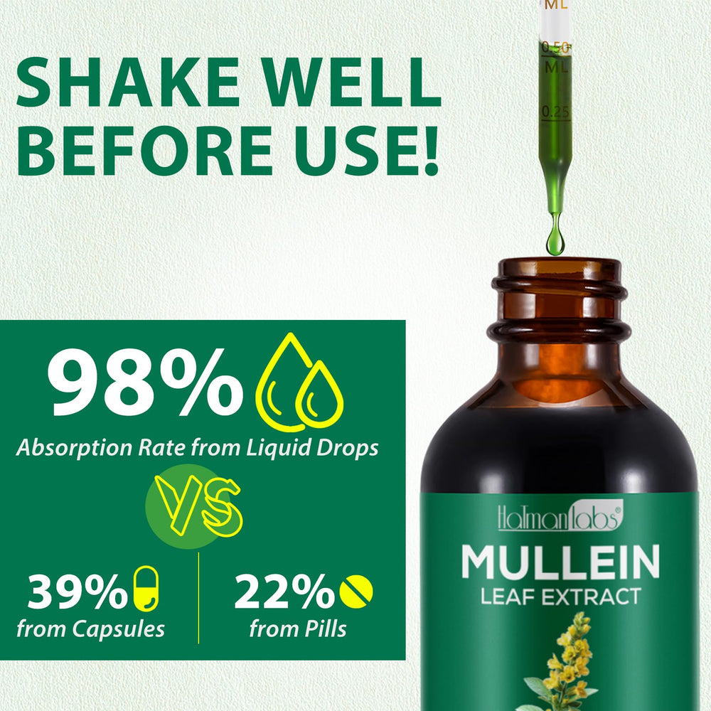 MXCZBSM Mullein Drops under tongue for quick absorption