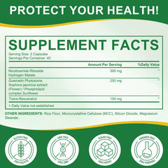 MXCZBSM NAD capsules 80-count for convenient daily routine.