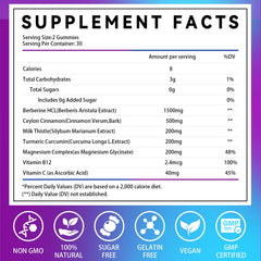 Mxq Lk Berberine Gummies easy daily ritual with no water needed.
