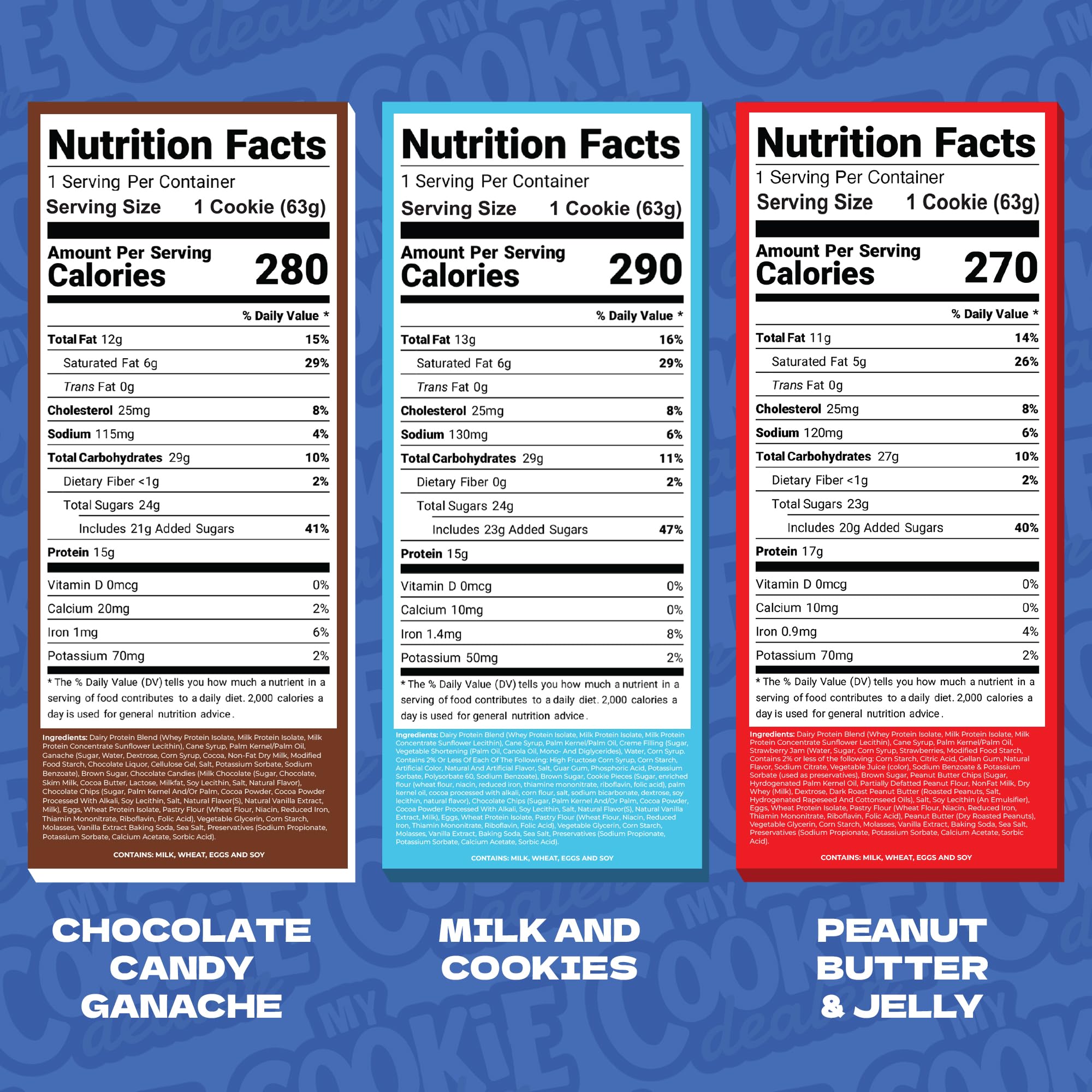 Five-flavor lineup shown, convenient for quick cravings.