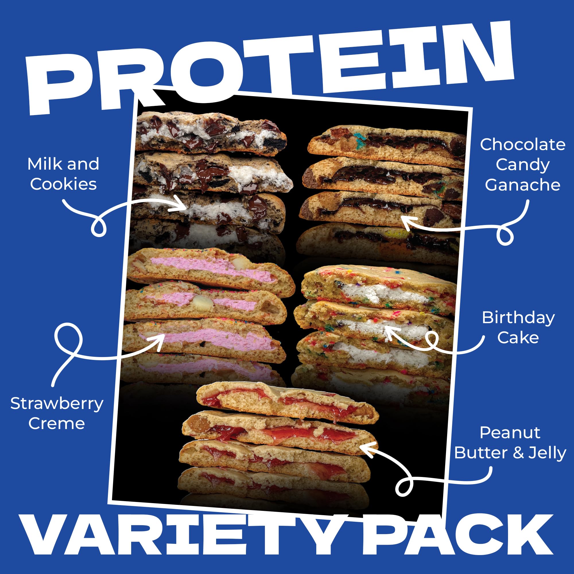Milk & Cookies flavor close-up, satisfying post-workout treat.
