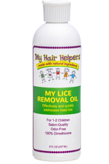 MY HAIR HELPERS dimethicone oil bottle for at-home lice coverage