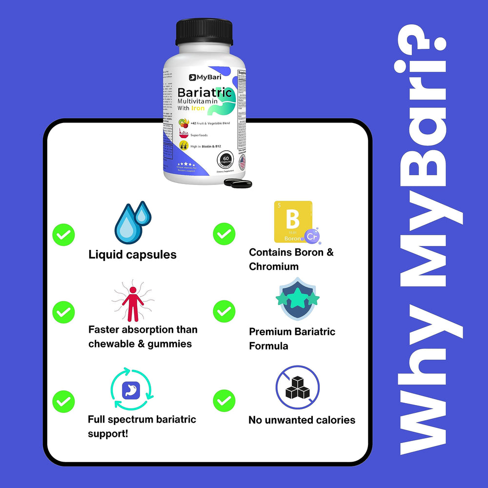 MyBari hair, skin, nails support capsules close-up suggests beauty nourishment.