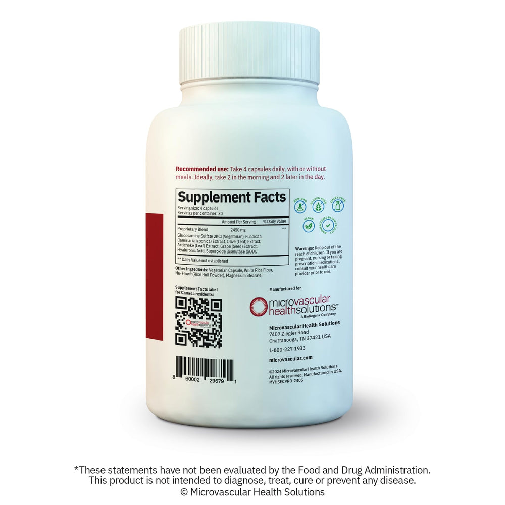 MYBODYRX Endocalyx Pro blue zones ingredient badge hints at longevity-inspired support