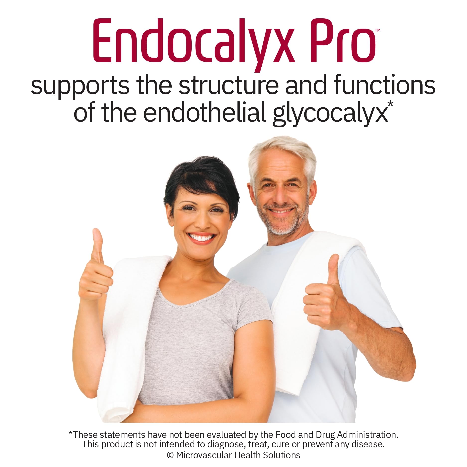 MYBODYRX Endocalyx Pro capsules daily dose scatter highlights twice daily routine for endothelial support