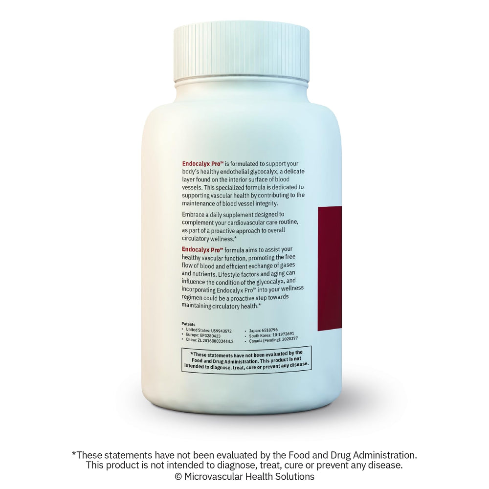 MYBODYRX Endocalyx Pro glycocalyx protection concept illustration communicates vascular barrier benefits