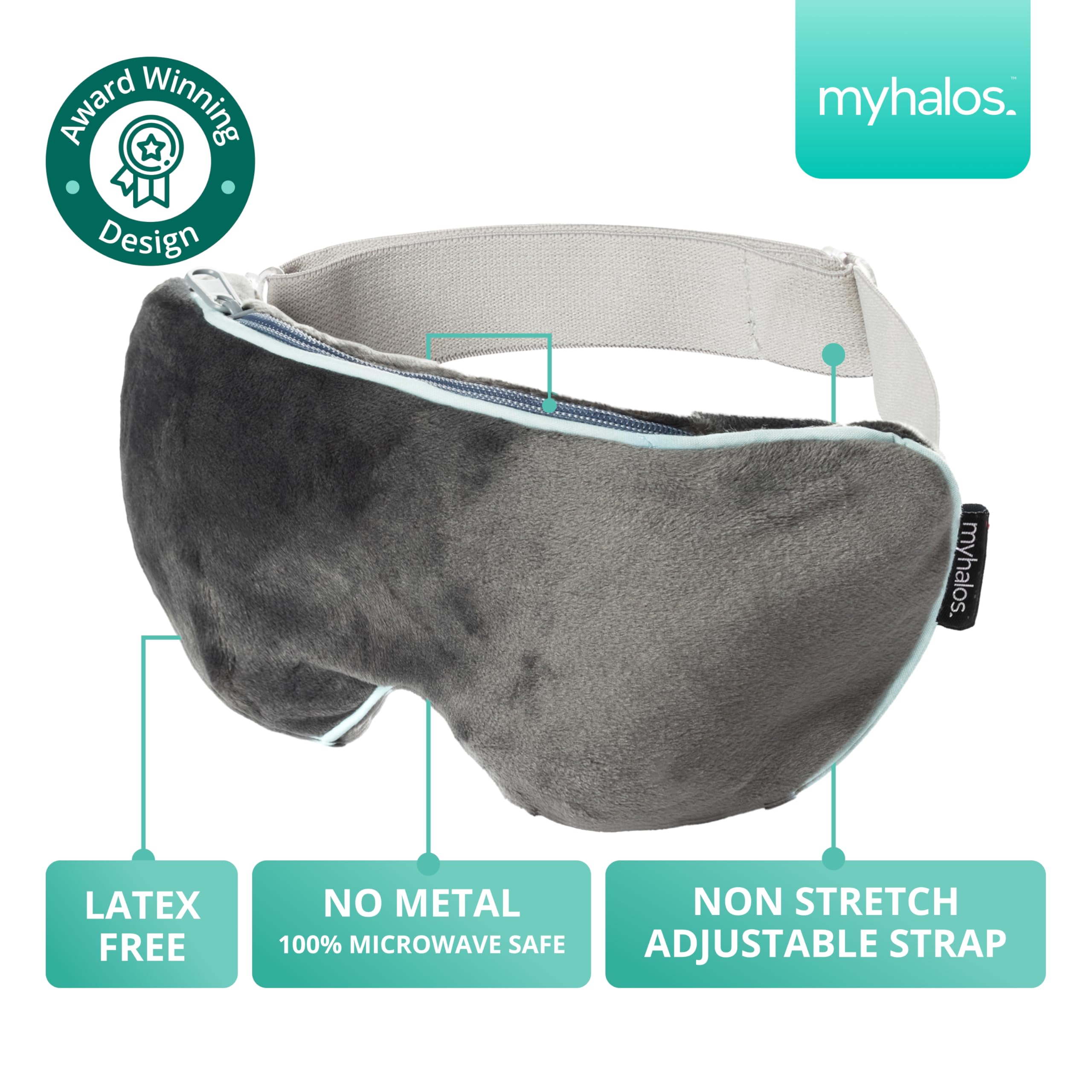 MyHalos evening relaxation routine with the mask fosters calm, comfortable warmth.