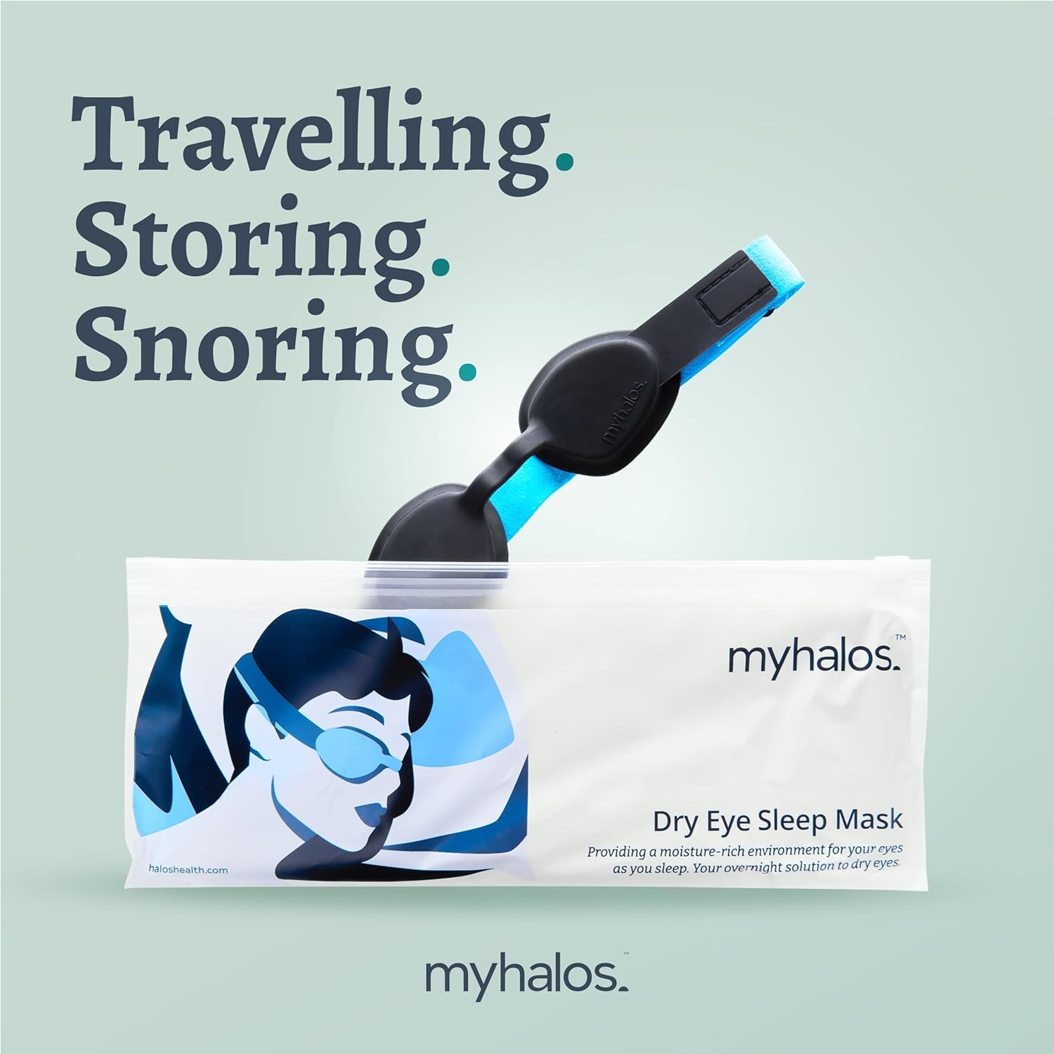 MyHalos moisture chamber glasses washable and durable for repeated use