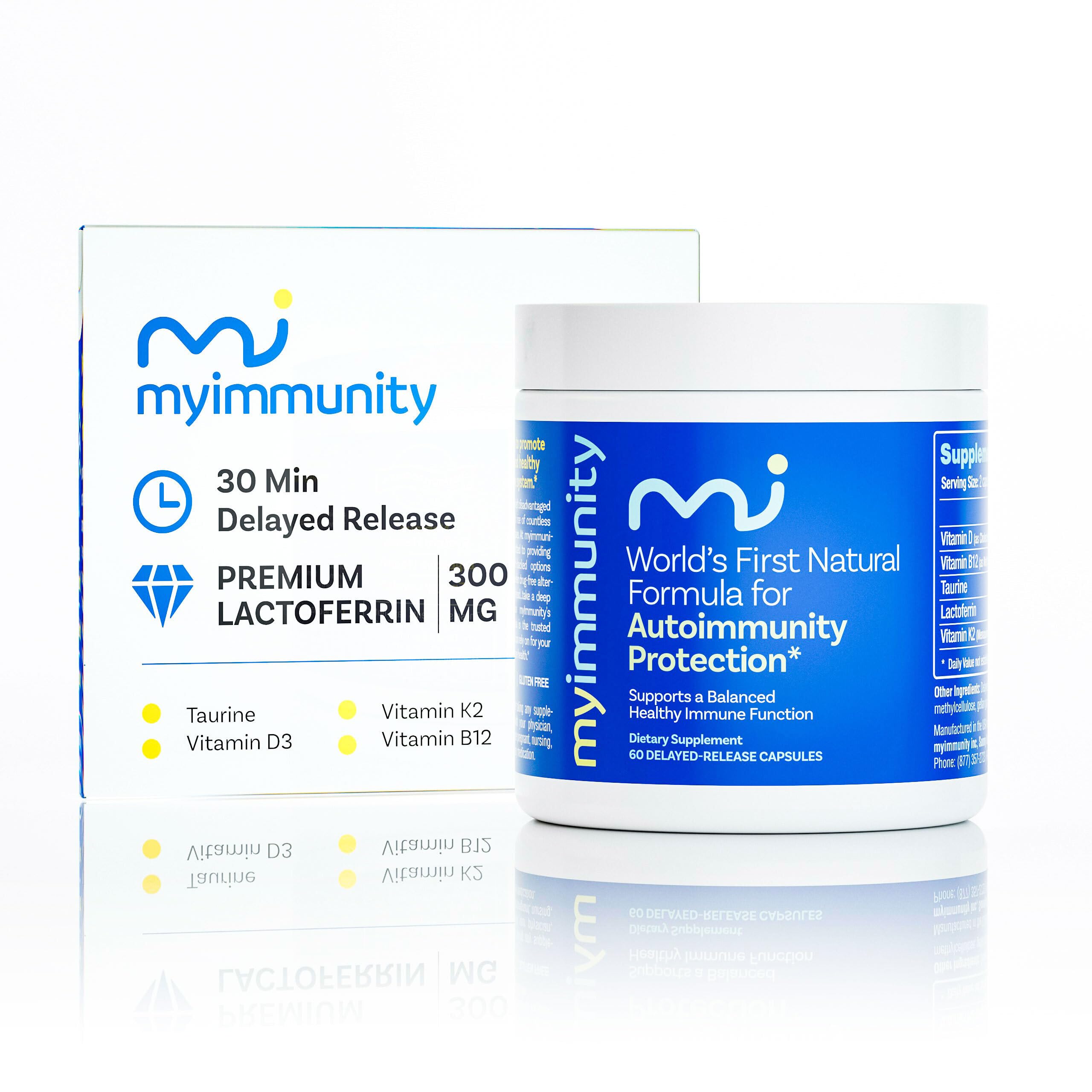MyImmunity Balance delayed-release capsules for targeted gut absorption and immune support.