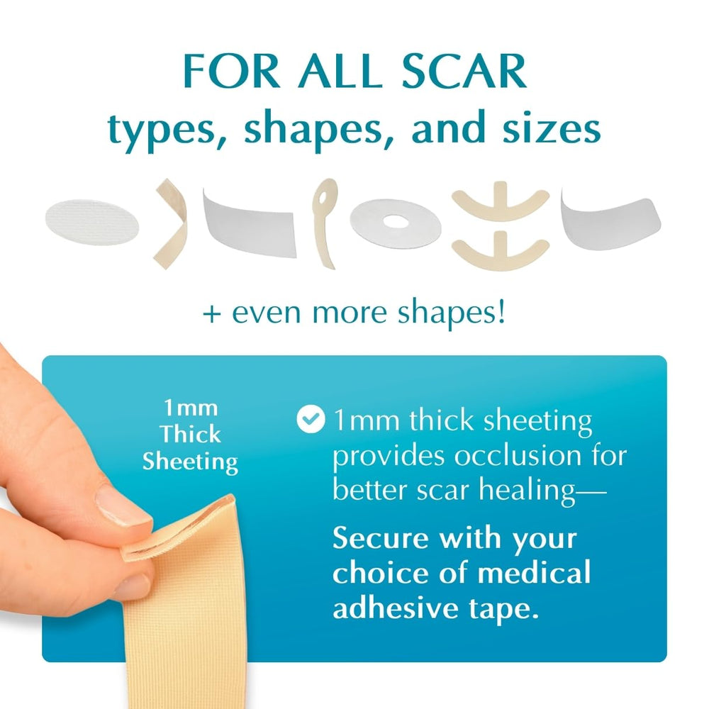 MyNewGel scar sheet close-up reveals soft silicone texture