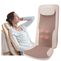 Mynt back massager folded setup enables portable use at home or while traveling.