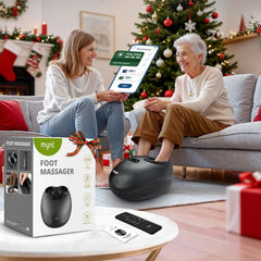 Mynt Shiatsu Massager performing deep kneading on feet