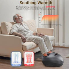 Remote control for Mynt Shiatsu Foot Massager on a coffee table