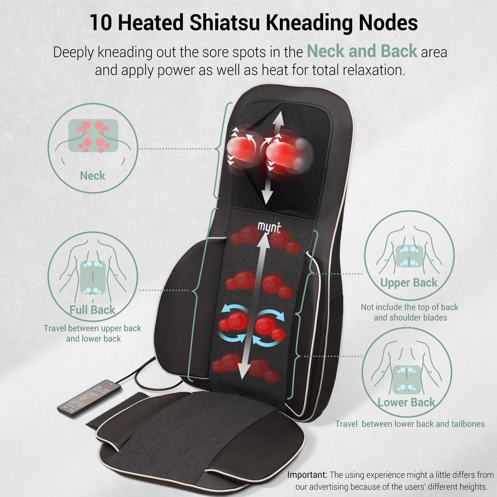 Heated glow from Mynt massager during a session