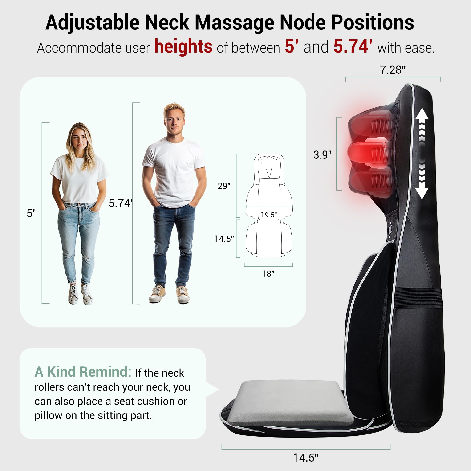 Remote control with Demo Mode showcasing user-friendly settings