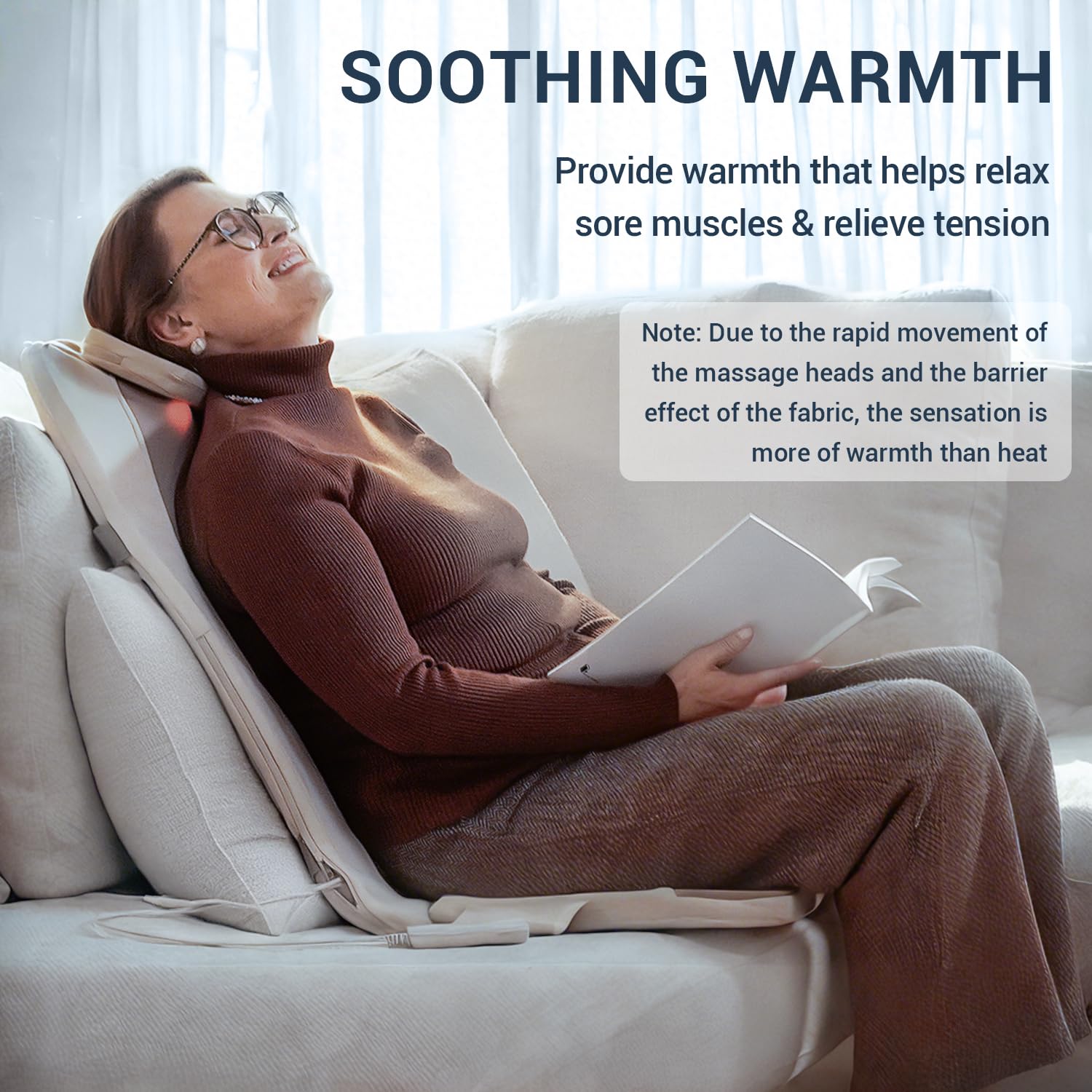 Mynt spot massage focus highlights targeted relief for sore areas.