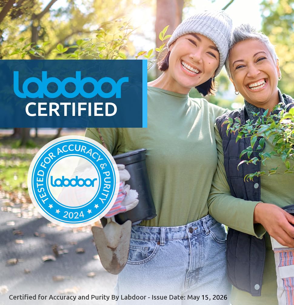 MyoActivo LabDoor seal, third-party tested for purity and potency.