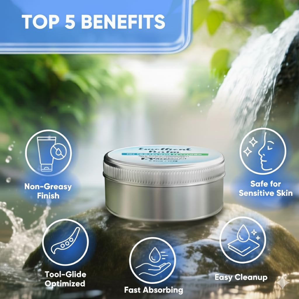 Myofascial Releaser Balm cleans easily from instruments and skin after sessions.