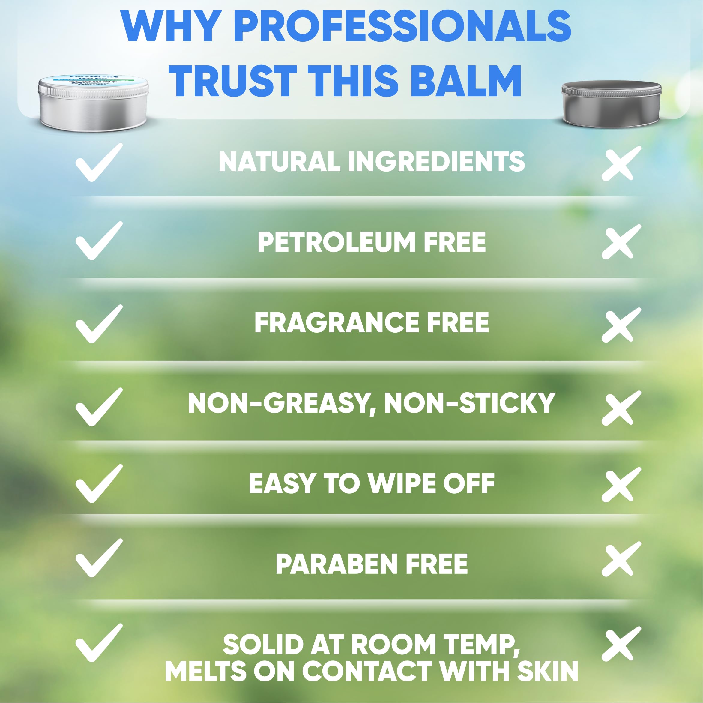 Myofascial Releaser Balm uses natural oils for luxurious, mess-free lubrication.