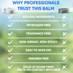 Myofascial Releaser Balm uses natural oils for luxurious, mess-free lubrication.