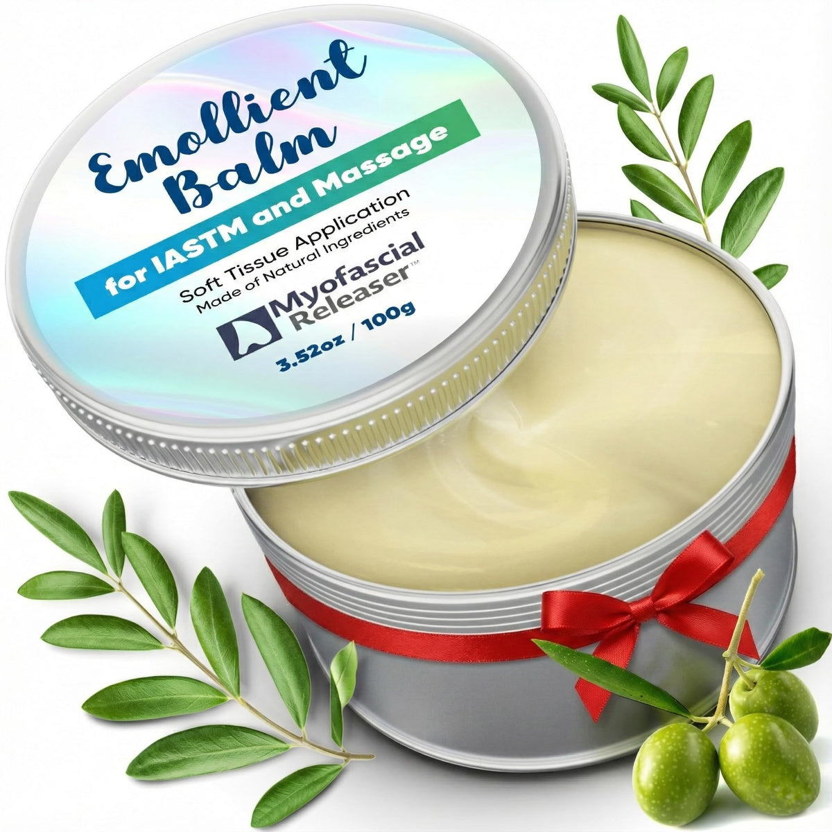 Myofascial Releaser Balm delivers a smooth glide for therapeutic massage sessions.