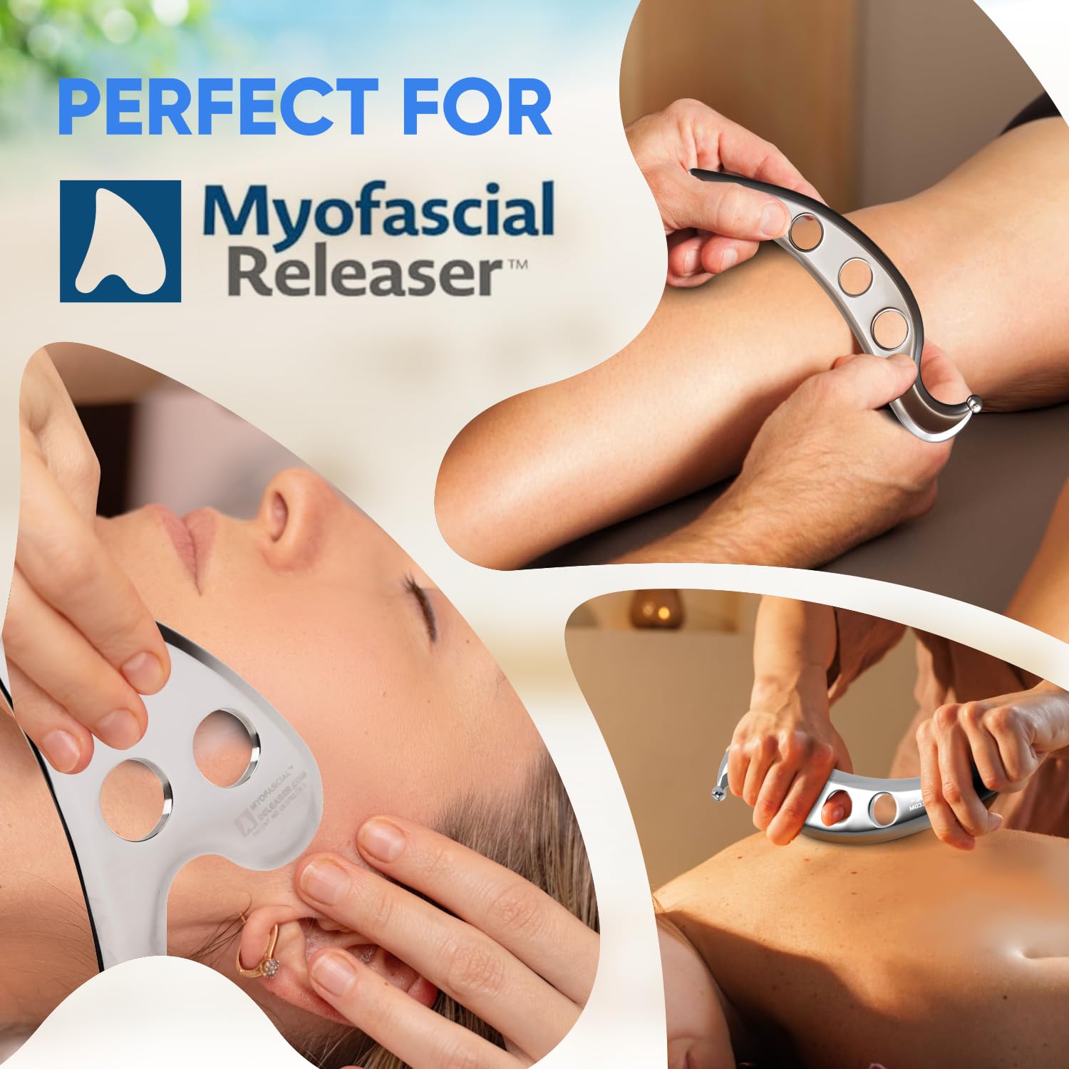 Myofascial Releaser Balm is unscented and hypoallergenic for sensitive skin.