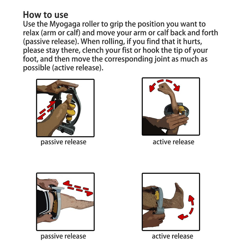 Myogaga calf massage for relief after workouts.