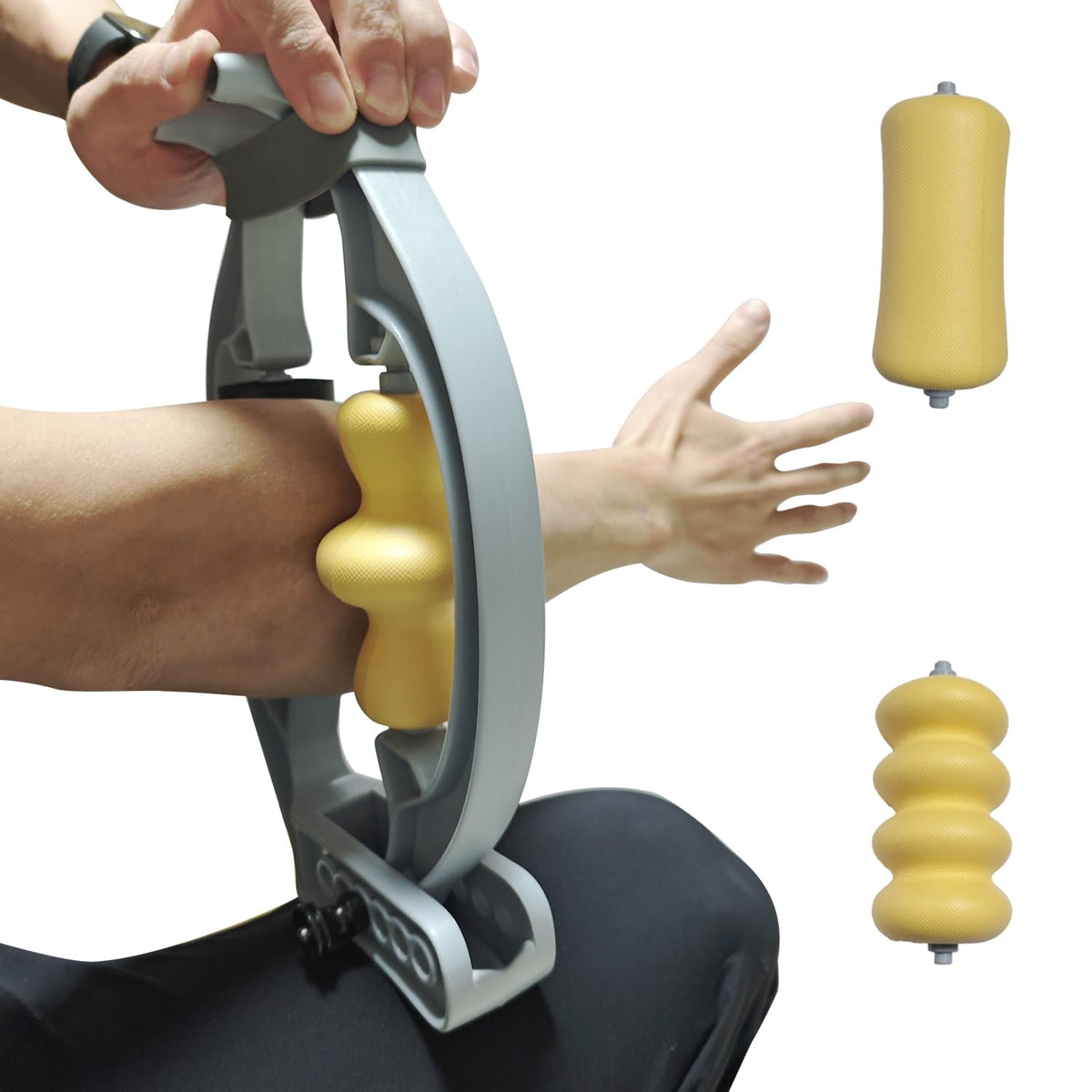 Myogaga tennis elbow relief forearm roller delivers targeted deep tissue massage.