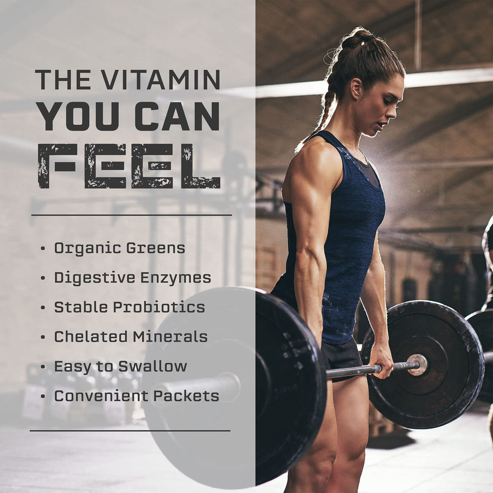 Myogenix Myovite probiotics and digestive enzymes illustration for gut support.