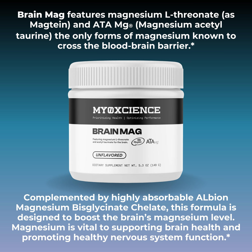 Tub with Brain Mag offering 60 servings