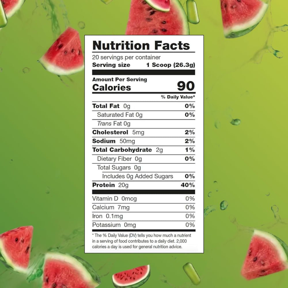 Myprotein Clear Whey Isolate Sour Watermelon scoop for easy serving