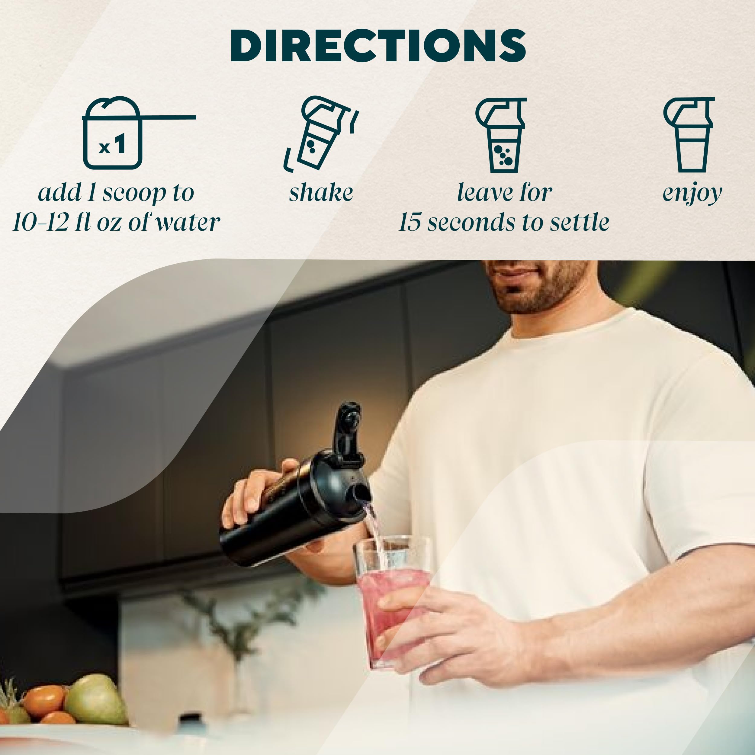 Myprotein Clear Whey Isolate Lemonade in glass, a low-calorie protein option after training.