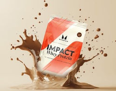 Myprotein Impact Whey scoop for measuring 22g protein per serving