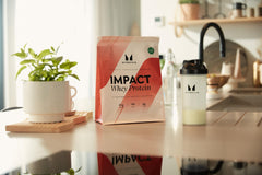 Myprotein Impact Whey Vanilla Ice Cream serving idea for shakes and pancakes