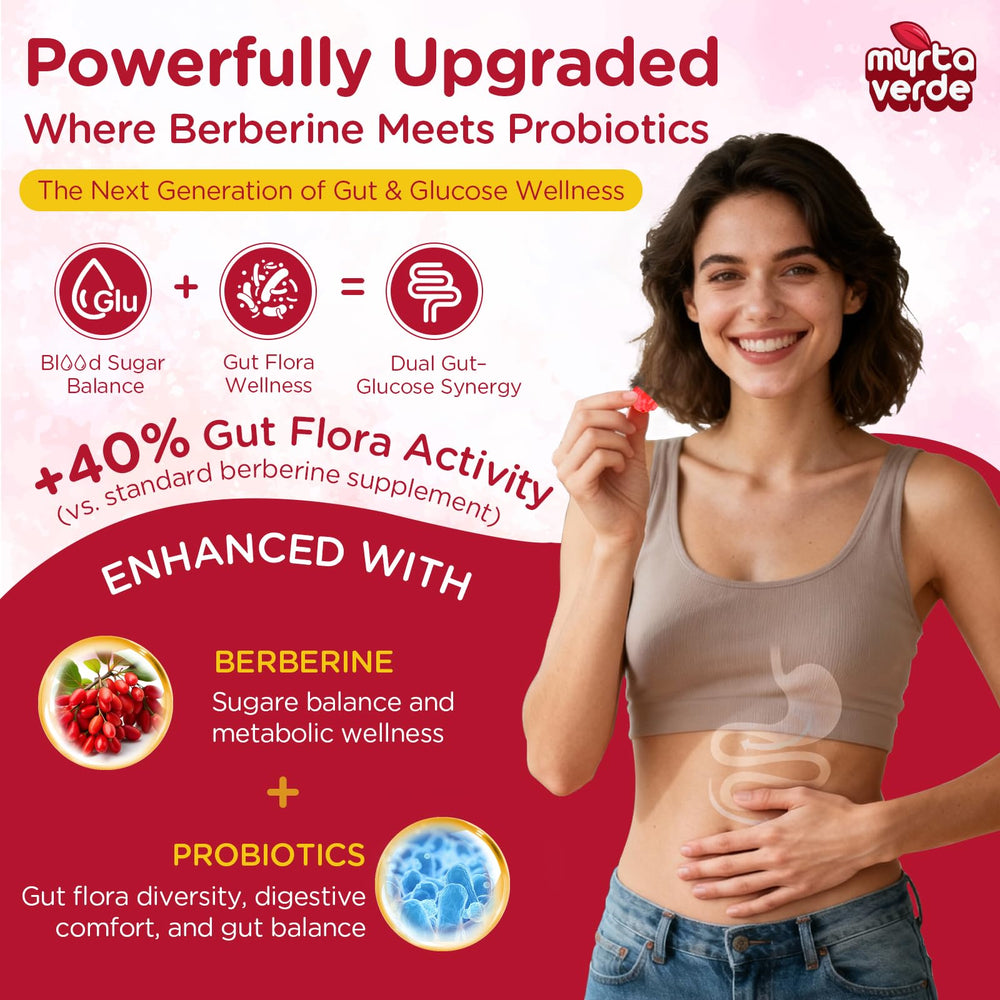 Myrtaverde gummies mix-berry flavor without sugar