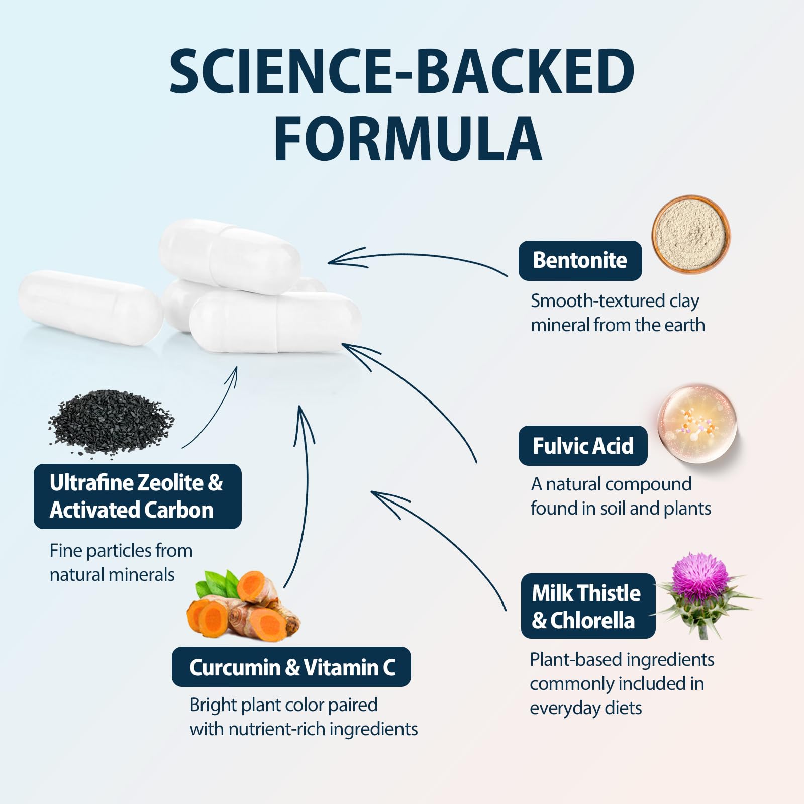 MythoTecq Zeolite Clinoptilolite detail illustrating toxin-binding properties.
