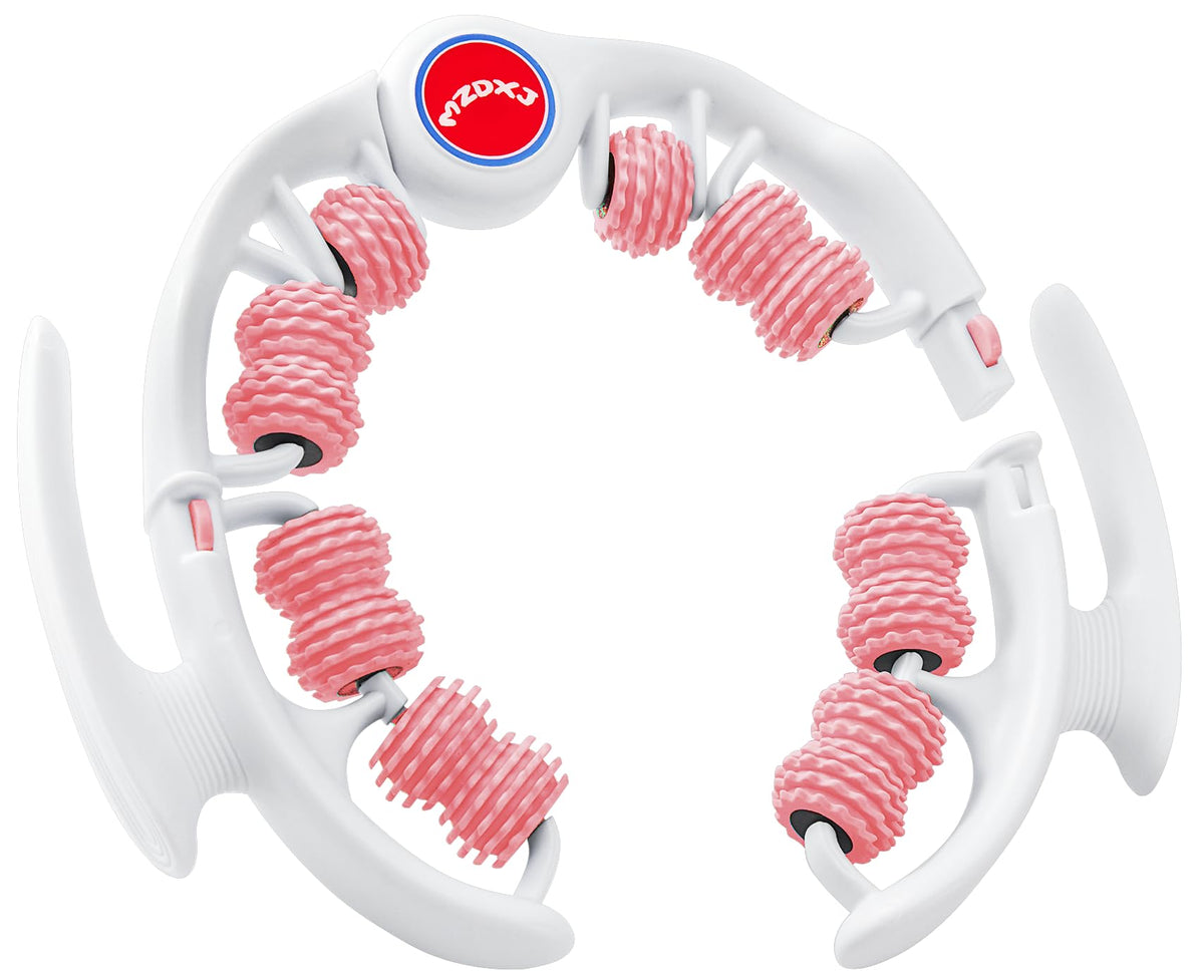 MZDXJ cellulite massage tool with 360° contour hug around the waist for targeted fascia care.