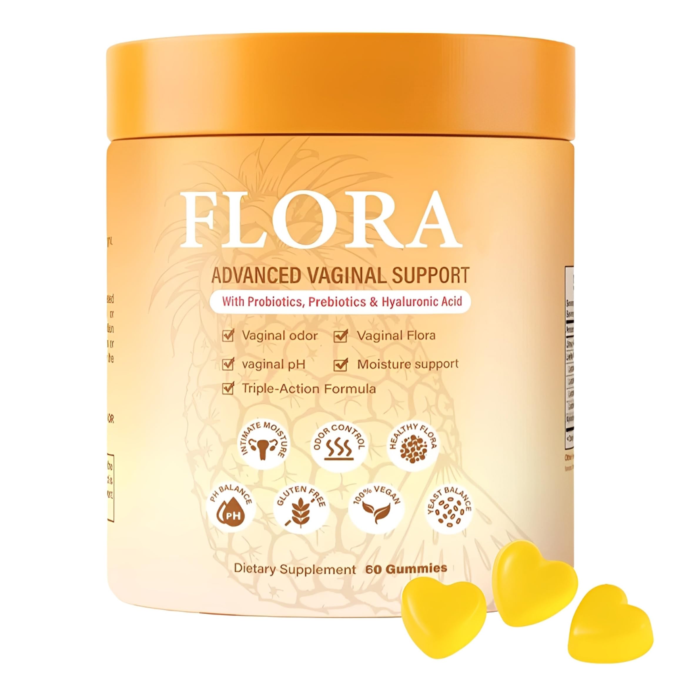 MZXDXZE Flora Plus Gummies – Advanced Vaginal Support, pH Balance for