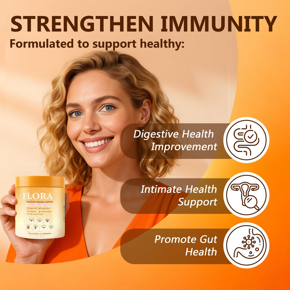 MZXDXZE Flora Plus Gummies daily routine image shows simple chew for consistency.
