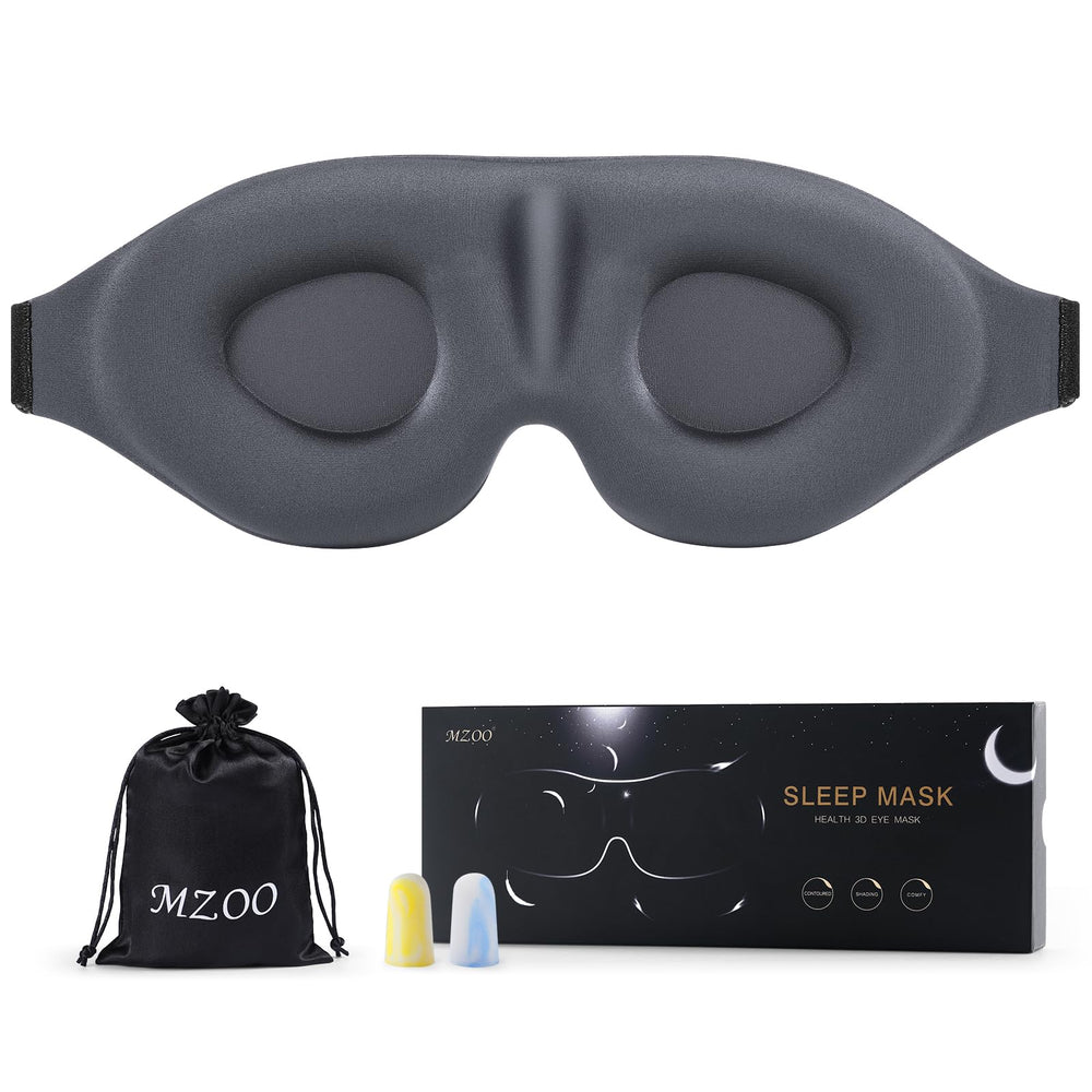 MZOO Luxury Sleep Eye Mask delivers zero eye pressure with makeup-safe comfort
