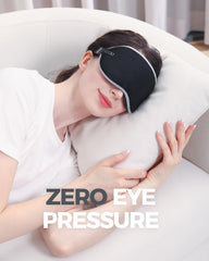 MZOO luxury sleep mask features breathable cooling fabric for air flow