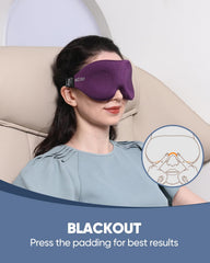 MZOO Patented nose bridge cutout reduces pressure and allows easy breathing.