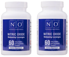 N1O1 Nitric Oxide Lozenges pack shot for daily circulation support.