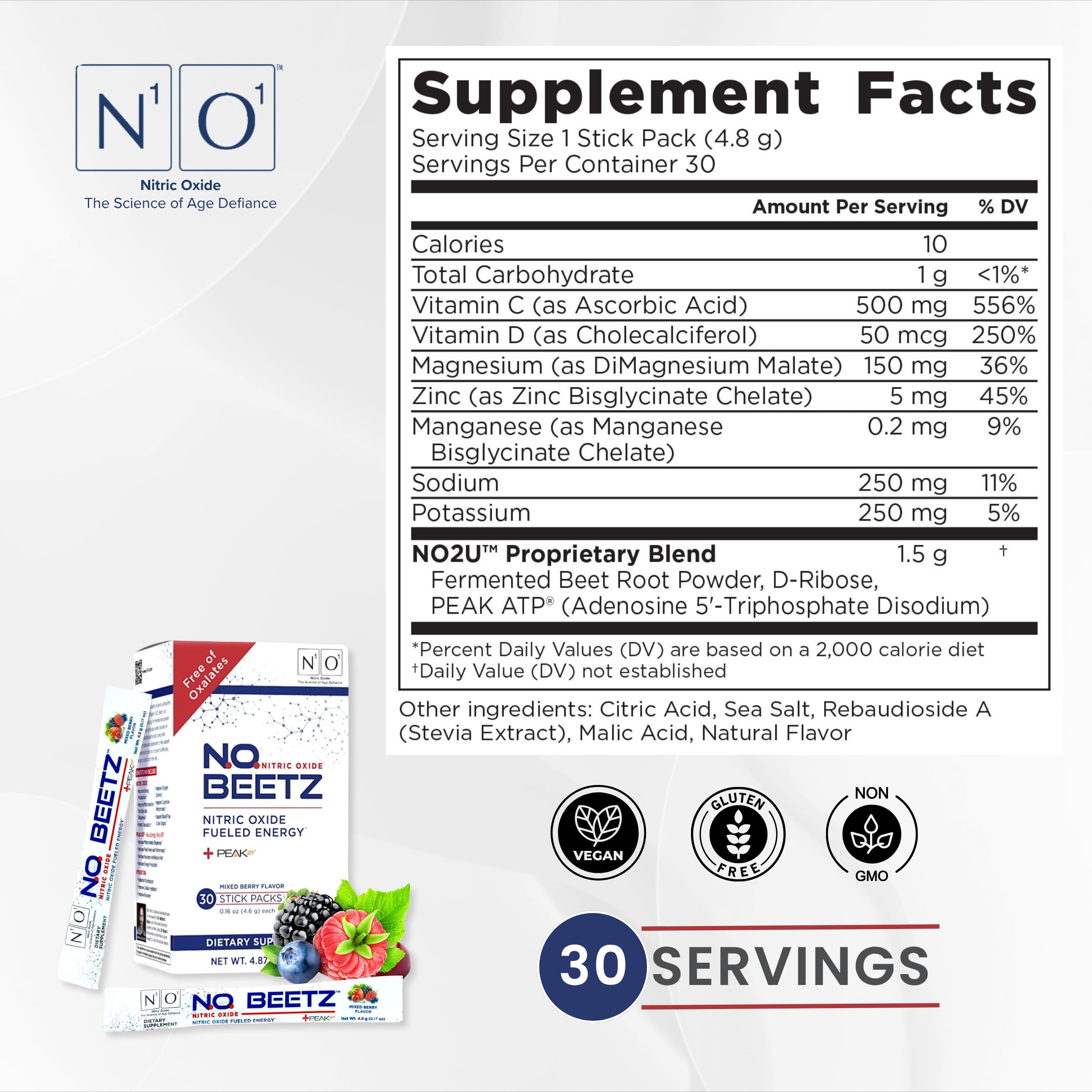 N1O1 N.O. Beetz athlete-ready powder for performance and recovery